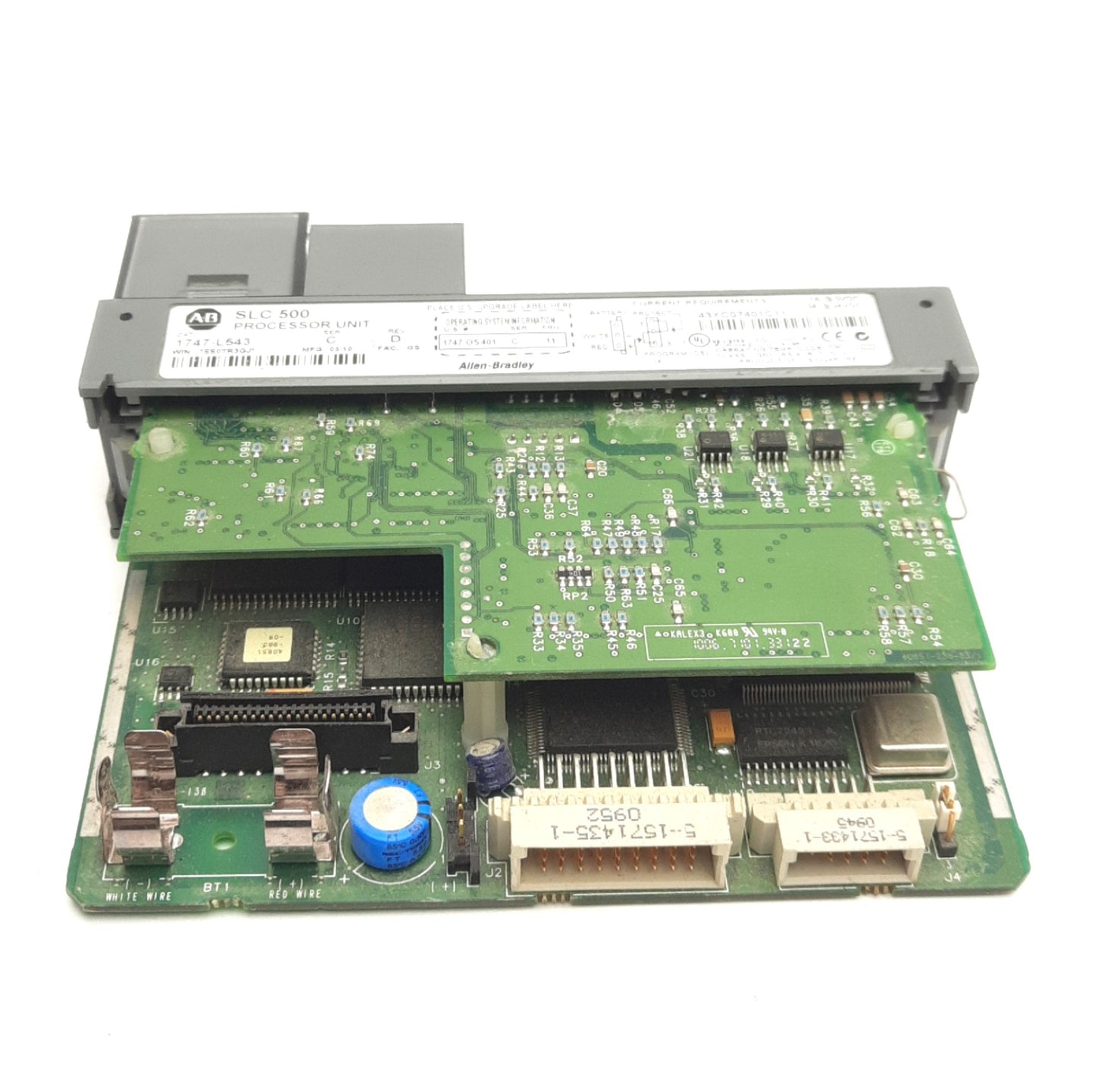 Used Allen Bradley 1747-L543 SLC 500 Processor 64K Memory (Words), 5/24V DC, *No Key*