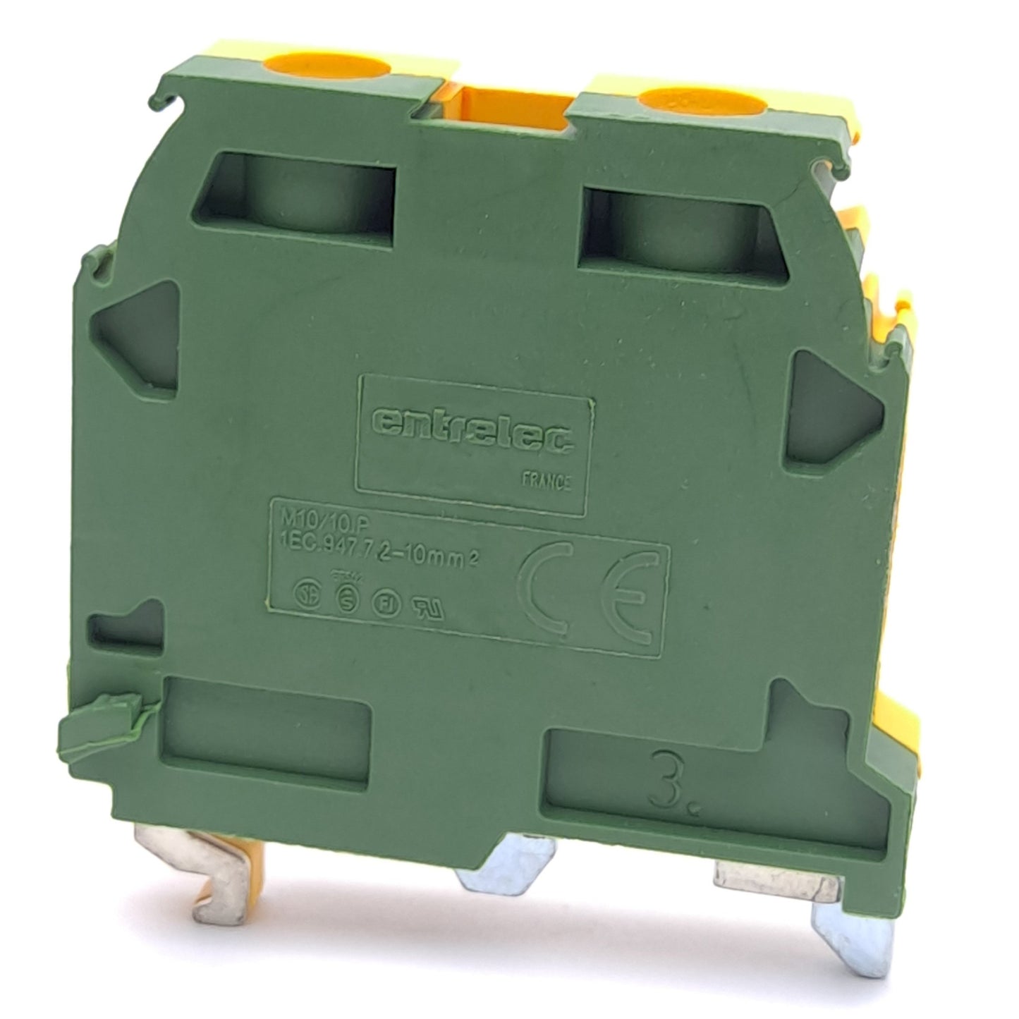 New – Open box Lot of 10 Entrelec 1SNA165115R1000 M10/10.P Terminal Block, 1-Level, 2-Position