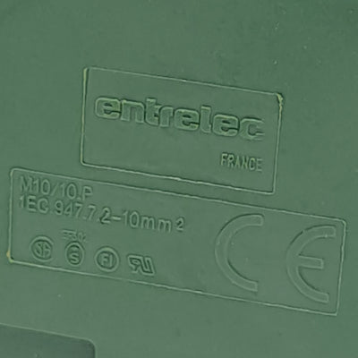 New – Open box Lot of 10 Entrelec 1SNA165115R1000 M10/10.P Terminal Block, 1-Level, 2-Position