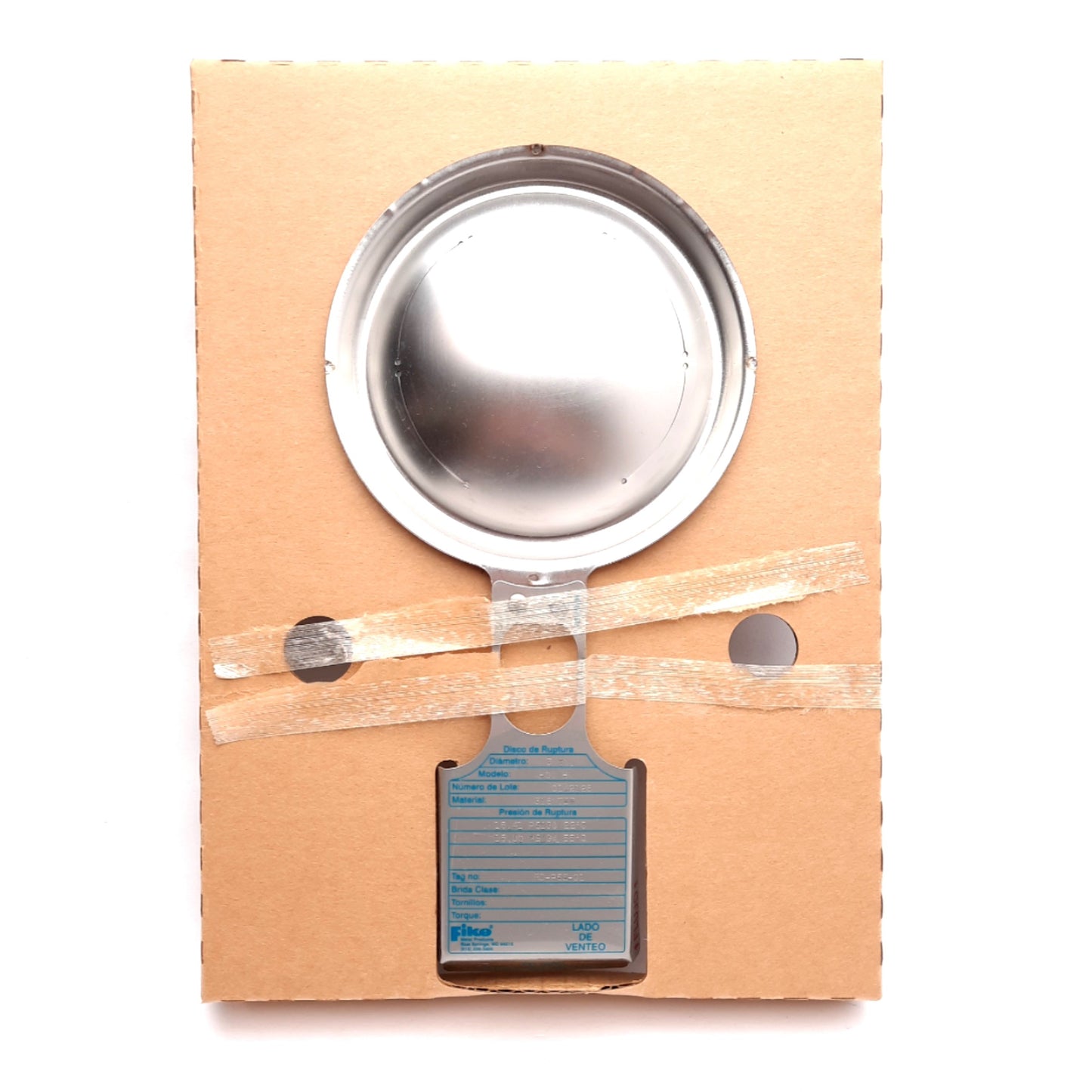 New – Open box Fike HOV BT Rupture Disc, ø3in, 316 TEF, 16.41PSIG @ 22°C Burst Pressure