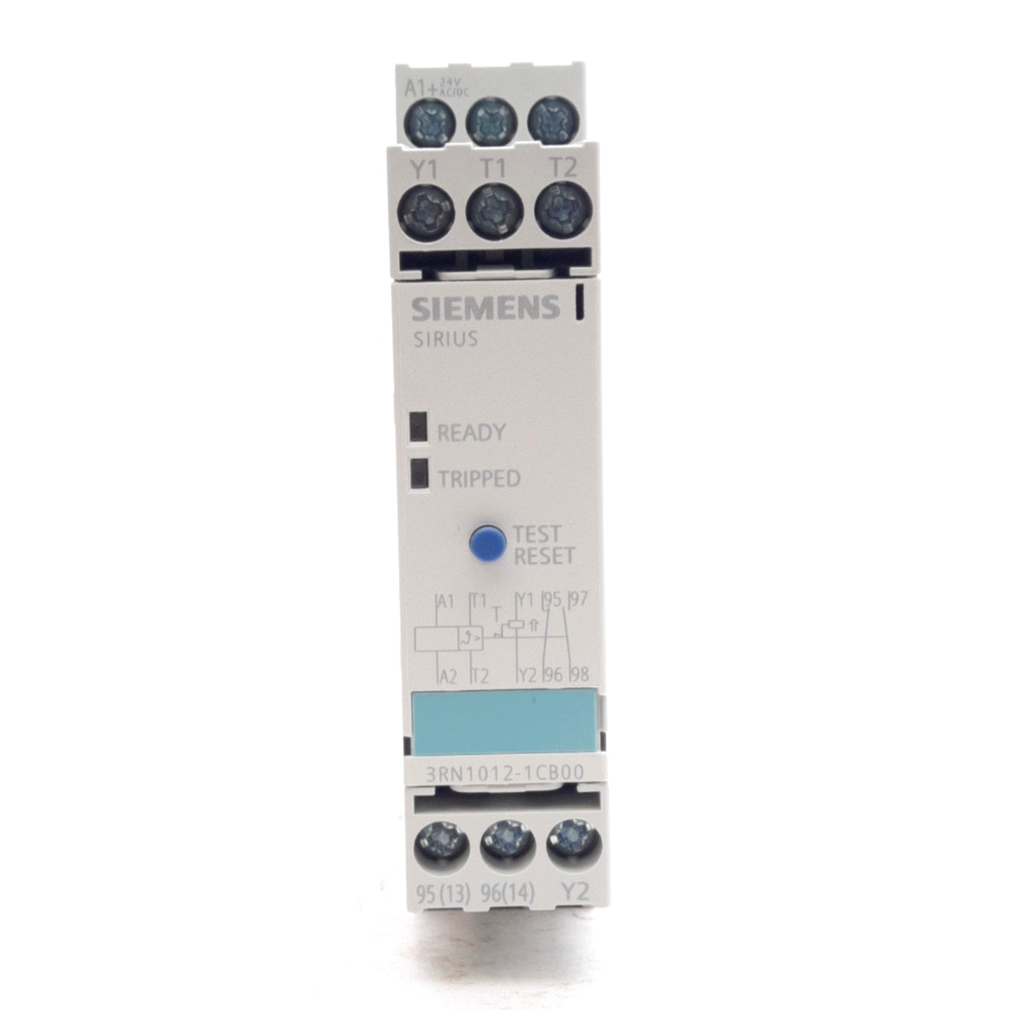 New Siemens 3RN1012-1CB00 Thermistor Motor Protection Relay, 1NO + 1NC, 24VAC/DC