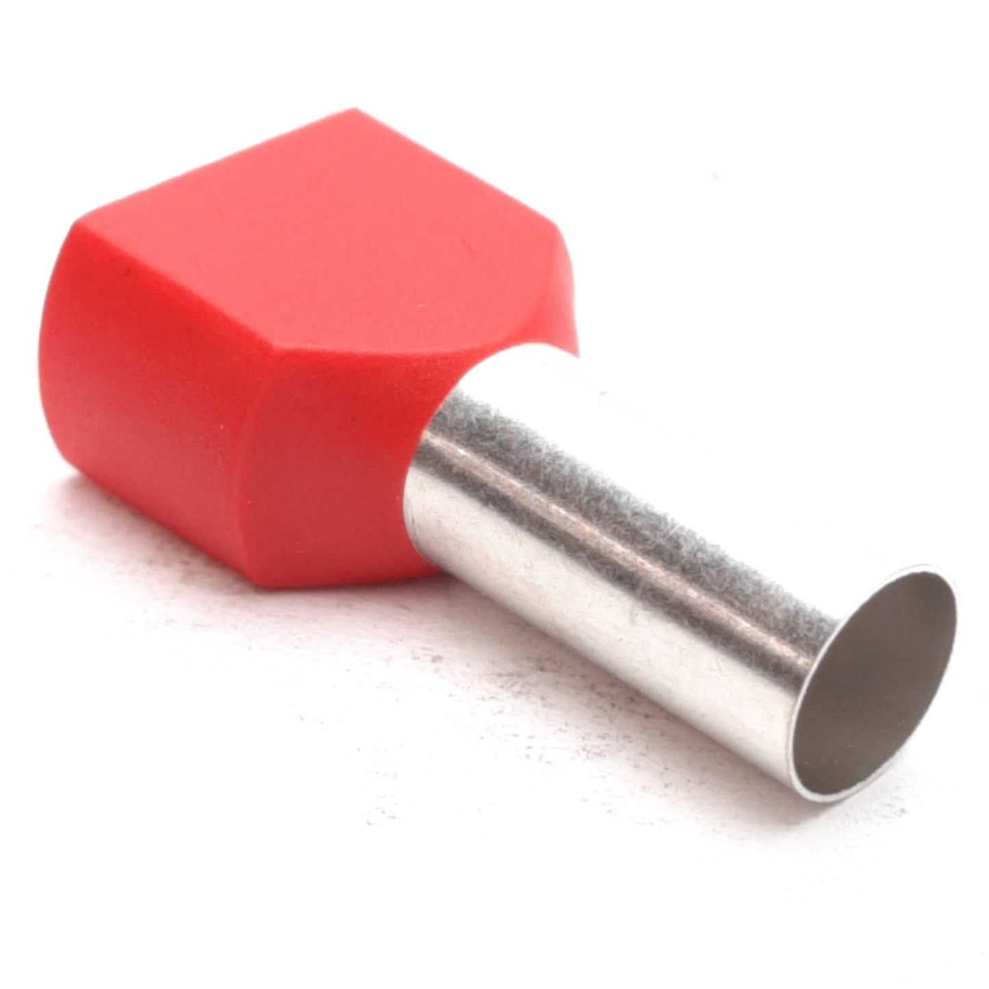 New Lot of 100 American Electrical 13141100 Twin Wire Ferrules, 8AWG, Tinned-Copper