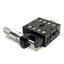Used Mentor TNC JCX-40R(18H) Crossed Roller Stage, 40mm x 40mm, 6.5mm Travel, M6 Tap