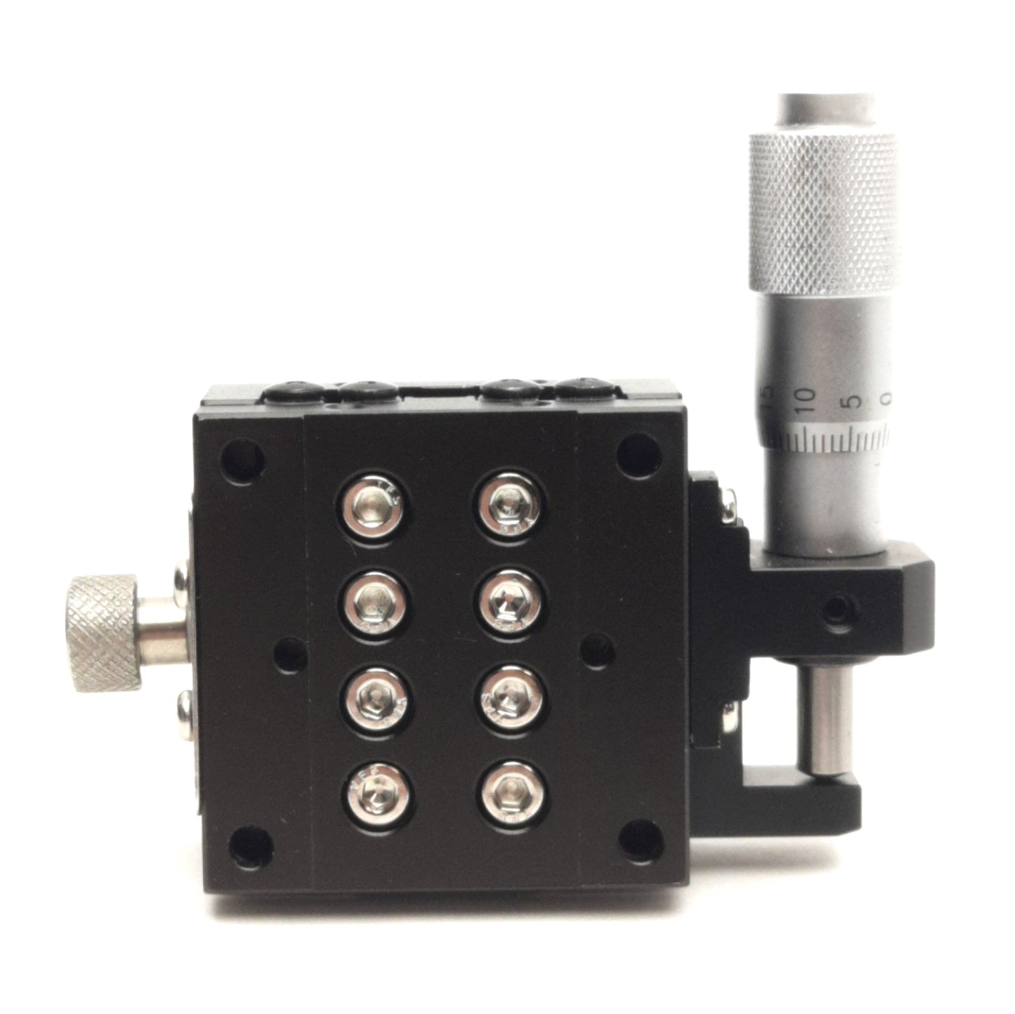 Used Mentor TNC JCX-40R(18H) Crossed Roller Stage, 40mm x 40mm, 6.5mm Travel, M6 Tap