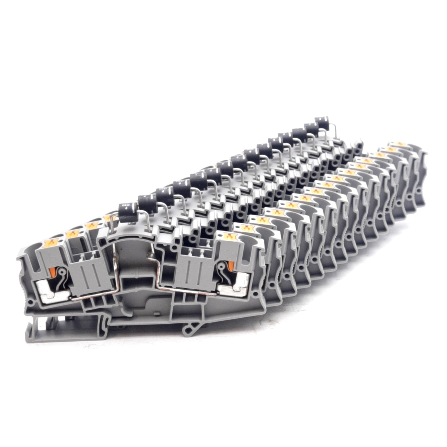 New Lot of 15 Phoenix Contact 3035684 Component Terminal Block, 5A 1000V, DIN Rail