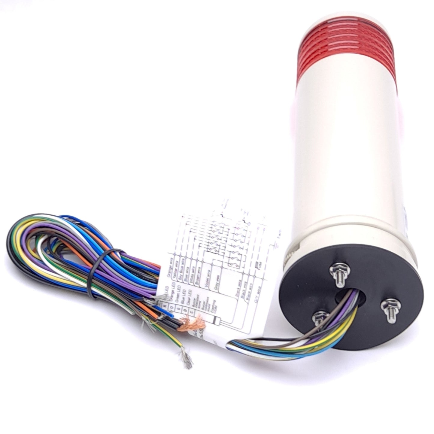 New Schneider Electric XVC6M15SK LED Tower Light, Red, ø60mm, 100-240VAC, 70-85 dB