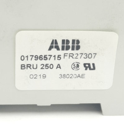 New – Open box ABB 017965715 BRU250a Distribution Block 600V 230A 1x11 (Line x Load)