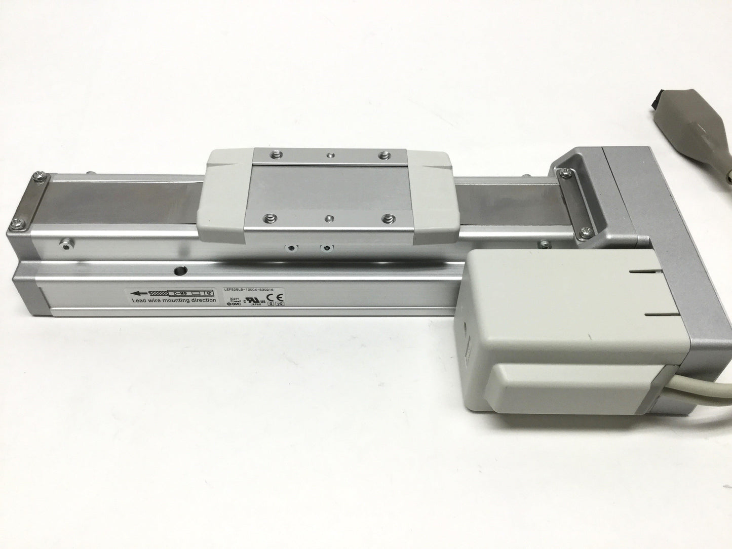 Used SMC LEFS25LB-100CK-S3C918 Ball Screw Linear Actuator Positioner 100mm 24VDC