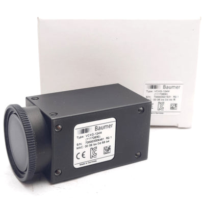 New Baumer VCXG-124M Industrial Camera, 4096x3000 Pixels, 1.1in CMOS, Mono, 12-24VDC