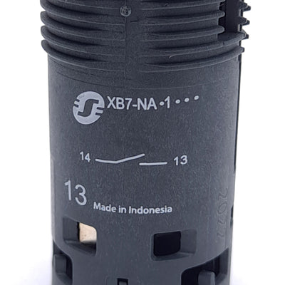 New – Open box Lot of 2 Schneider Electric XB7NA11 Pushbutton, White, ø22mm, 1 NO Contact