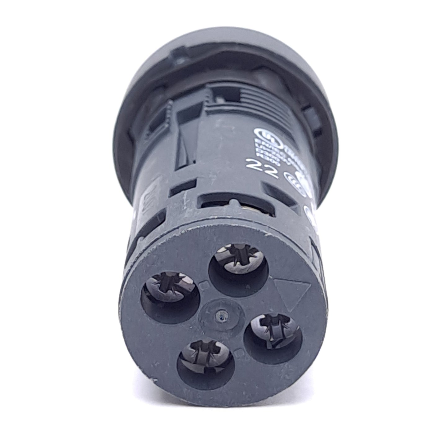 New – Open box Schneider Electric XB7NA25 Pushbutton, Black, ø22mm, 1 NO 1 NC, Spring Return