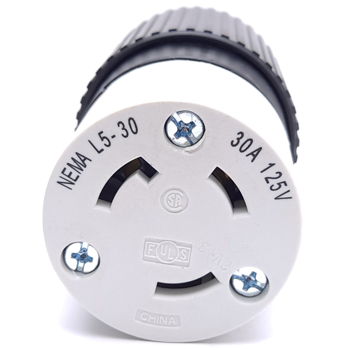 New – Open box Bryant 70530NC Locking Connector, 2-Pole, 3-Wire, 125VAC 30A, ø0.3-0.95in Cord