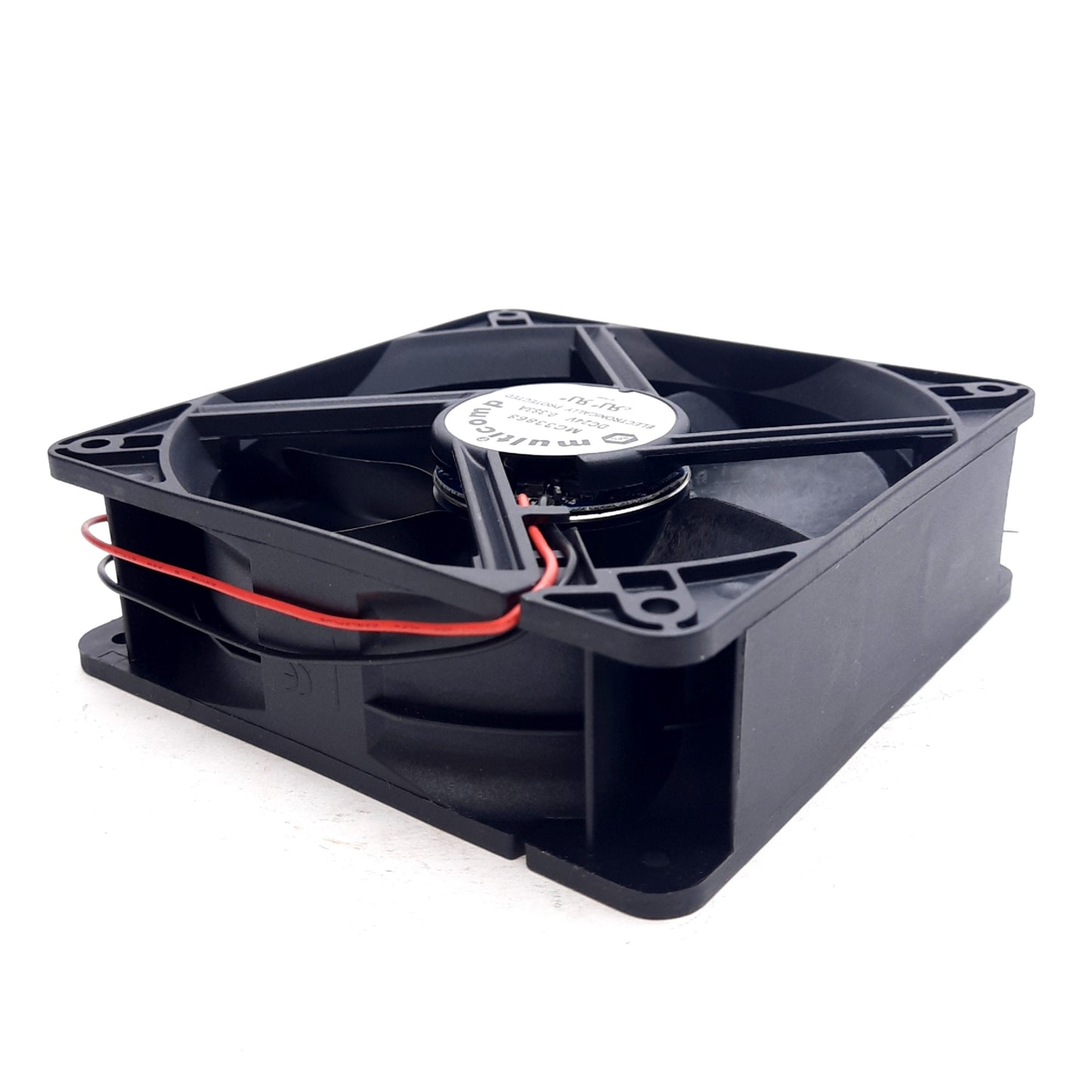 New Lot of 2 Multicomp MC33868 Axial Fan, 120mm Frame, 138CFM, 3100RPM, 24VDC 9.2W