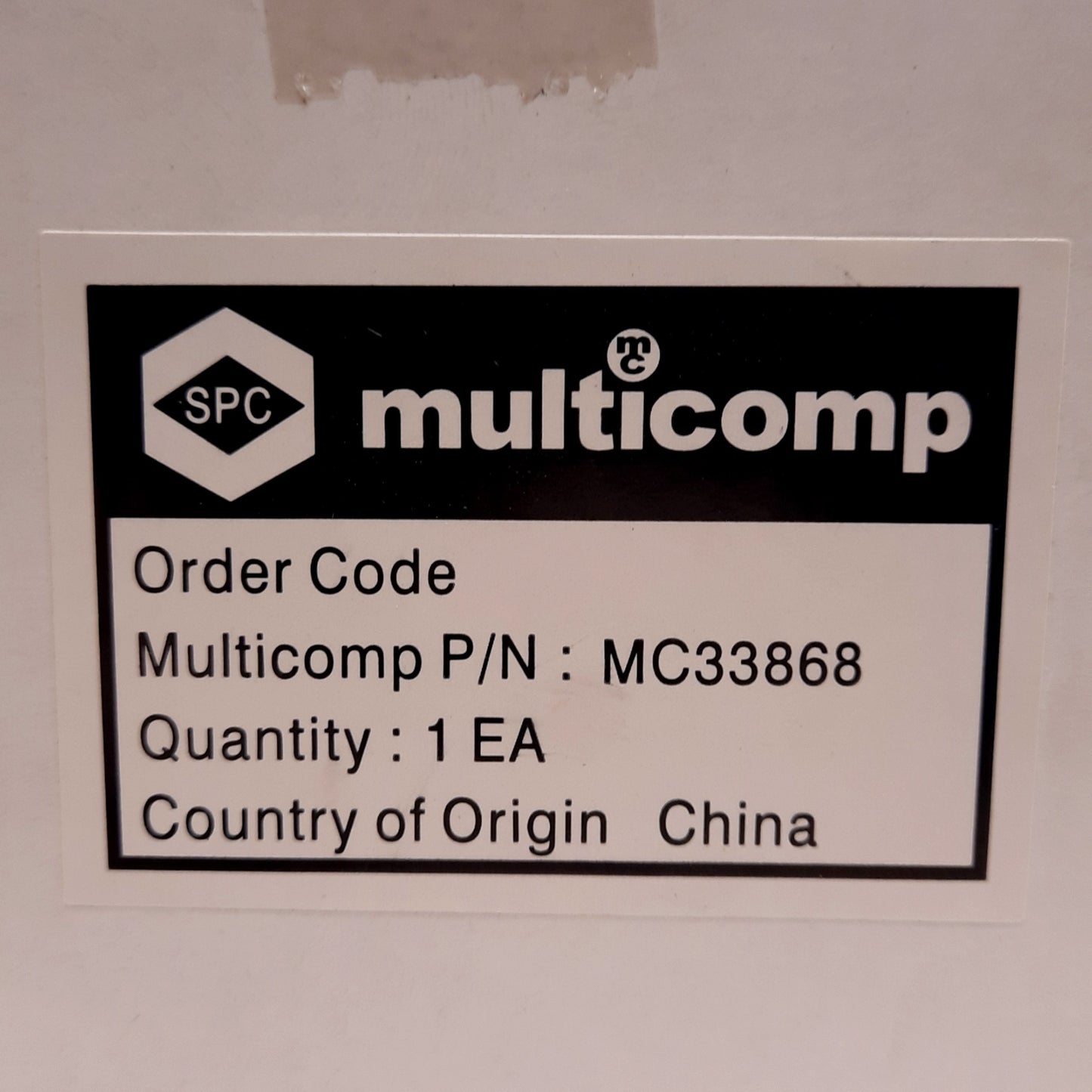 New Lot of 2 Multicomp MC33868 Axial Fan, 120mm Frame, 138CFM, 3100RPM, 24VDC 9.2W