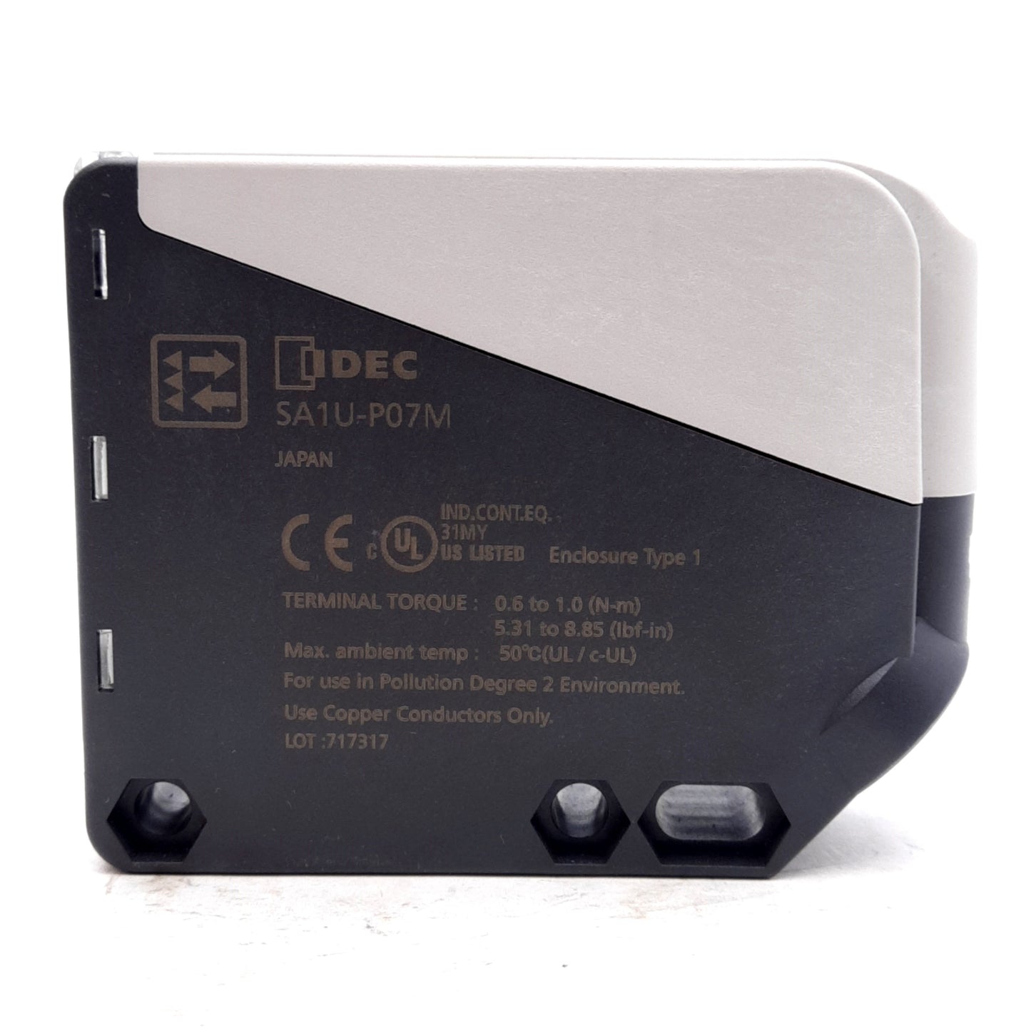 New Idec SA1U-P07M Photoelectric Sensor, 0.2-7m, SPDT Relay, 24-240VAC/12-240VDC