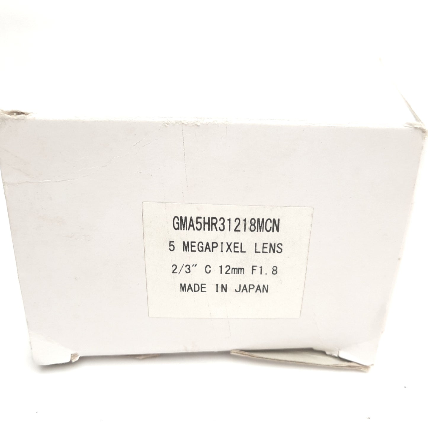 New Goyo Optical GMA5HR31218MCN C-Mount 2/3" Lens, F1.8-22, 12mm Focal Length, 5MP