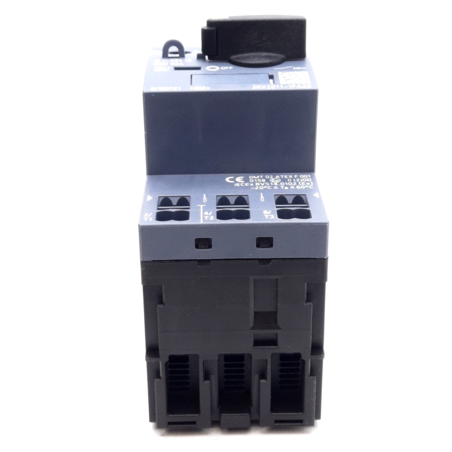 New Siemens 3RV2011-1FA20 Sirius Circuit Breaker 3-Pole, 3.5-5A, 20-690VAC, DIN Rail