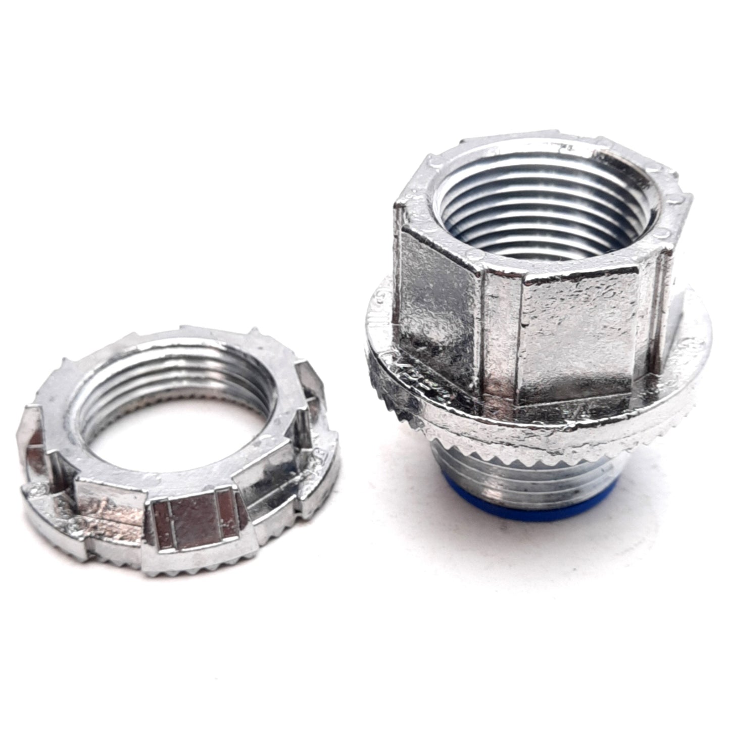 New Lot of 3 Thomas & Betts H075CP Straight Conduit Hub Chrome-Plated Zinc 3/4in NPT