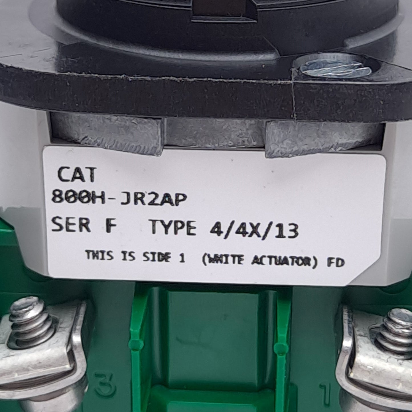 New – Open box Allen Bradley 800H-JR2AP Selector Switch, 3-Position, Maintained, 1 NO 1 NC