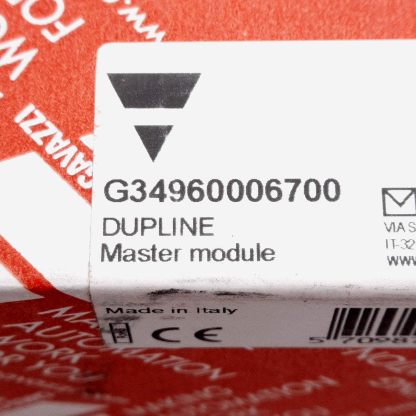 New Carlo Gavazzi G34960006700 Dupline Master Module For Allen Bradley PLC, 20-30VDC