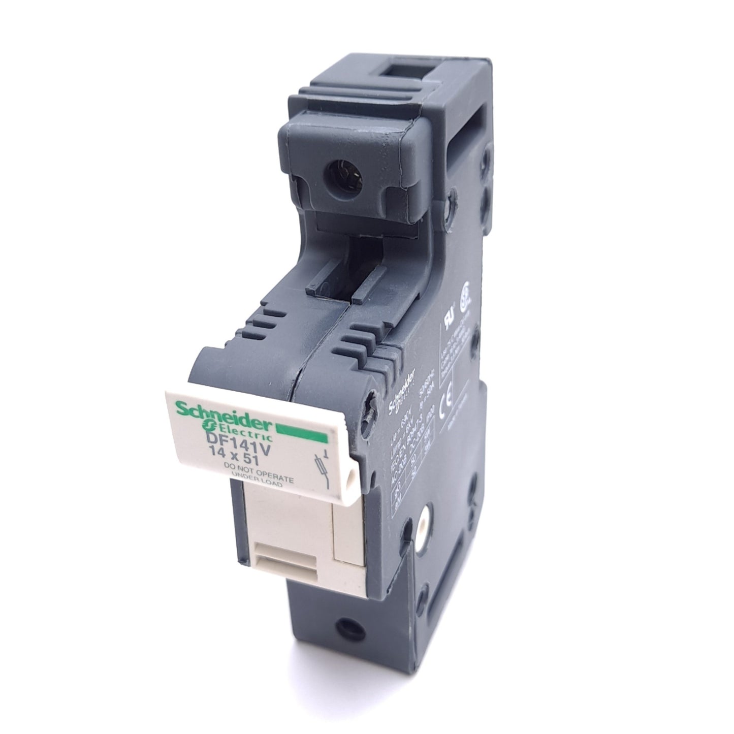 New – Open box Schneider Electric DF141V Fuse Carrier, 1-Pole, 14x51mm Fuse Size, 690VAC/DC 50A