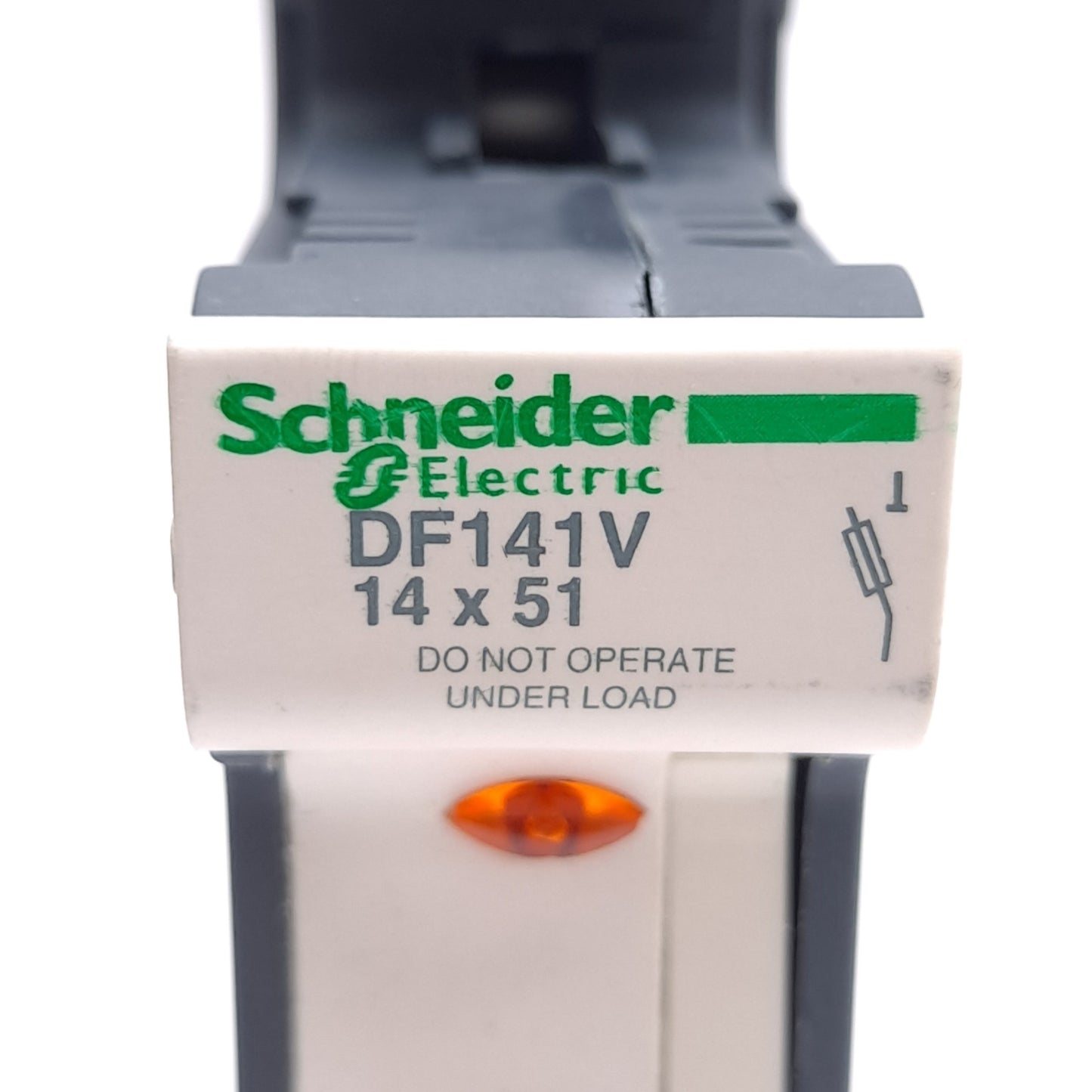 New – Open box Schneider Electric DF141V Fuse Carrier, 1-Pole, 14x51mm Fuse Size, 690VAC/DC 50A