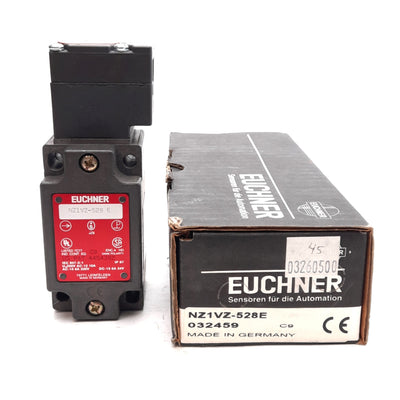 New – Open box Euchner NZ1VZ-528E Safety Switch, 230VAC/24VDC 6A, 1NO Contact, R1/2in *NO KEY*