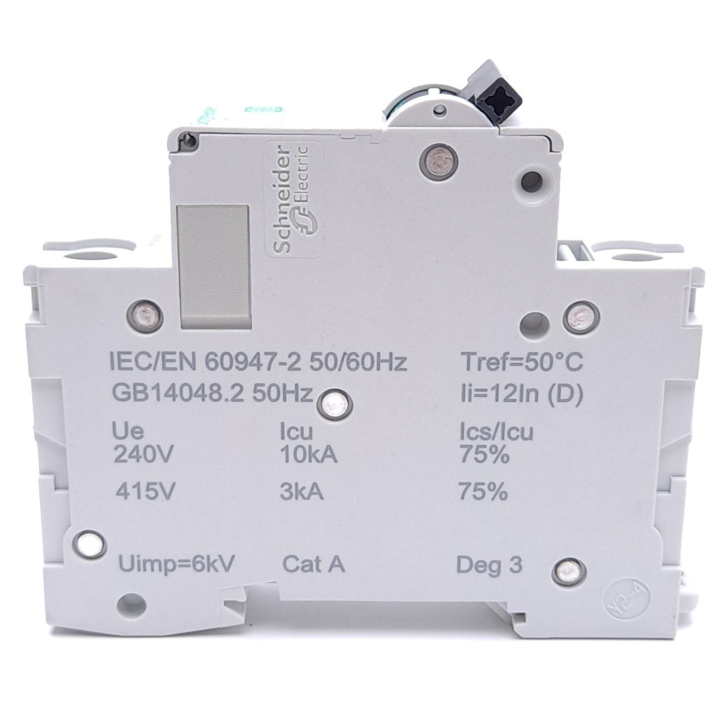 New – Open box Schneider Electric M9F12116 Circuit Breaker, 1-Pole, 240VAC 16A, D-Curve