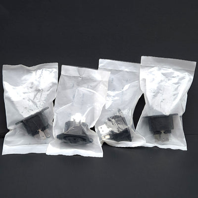 New Lot of 4 Bulgin PX0793/63 489-245 IEC Connector, 3-Position, 250VAC 10A