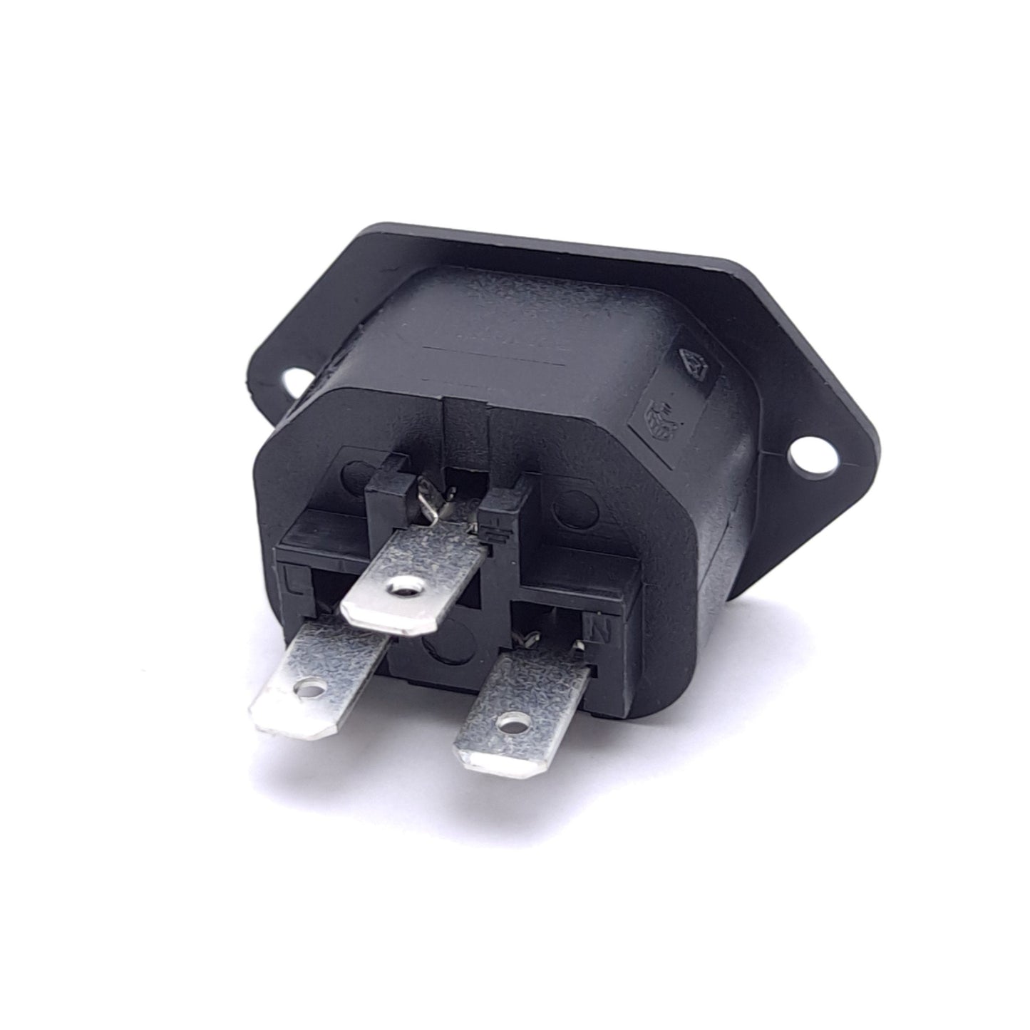 New Lot of 4 Bulgin PX0793/63 489-245 IEC Connector, 3-Position, 250VAC 10A