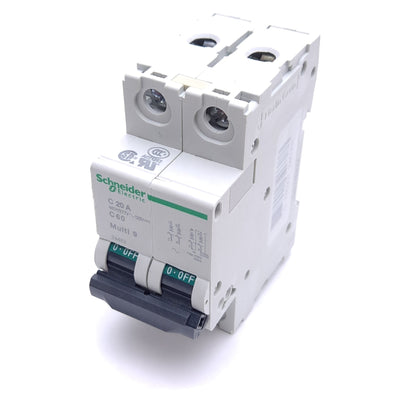 New – Open box Schneider Electric MG24452 Circuit Breaker, 2-Pole, 480Y/277VAC 20A, C-Curve