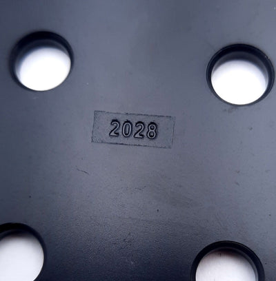 Used Lot of 44 80/20 2028 ABS Black End Cap 10 series 2" x 2"