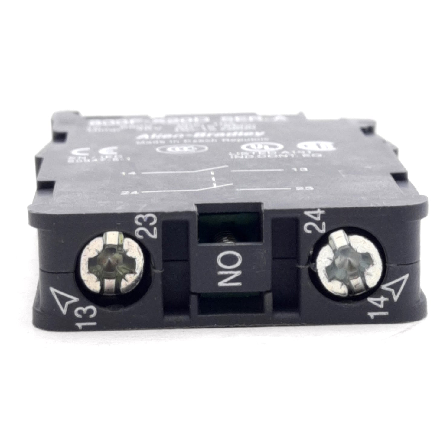 New – Open box Allen Bradley 800F-X20D Double Level Contact Block, DPST-NO, 690V 10A, 22mm