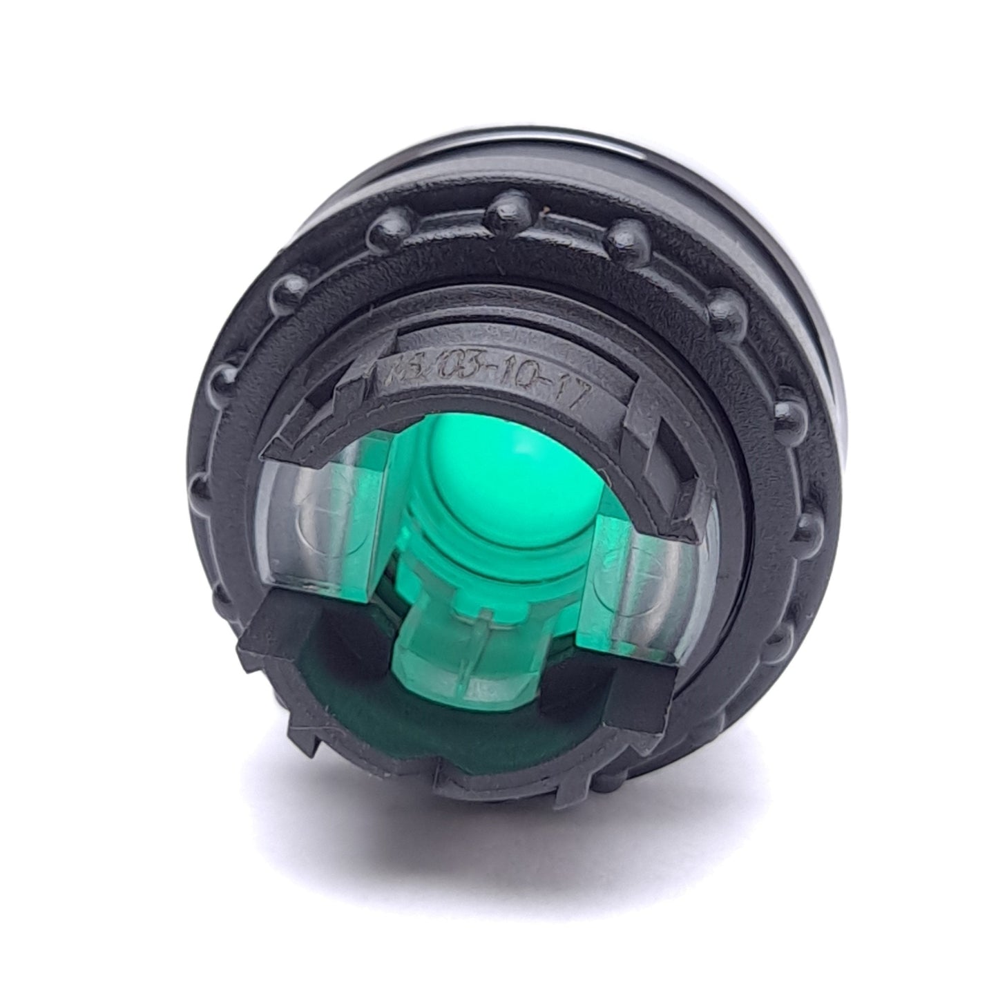 New Lot of 3 Eaton M22-DL-G Pushbutton, Green, Illuminated, Momentary, ø22.5mm