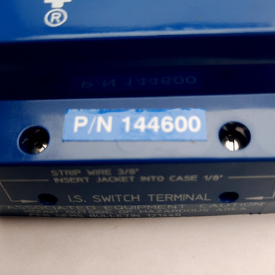 New – Open box Gems Sensors 144600 L.S. Switch Terminal, 120 VAC/5A, SPST N.O.