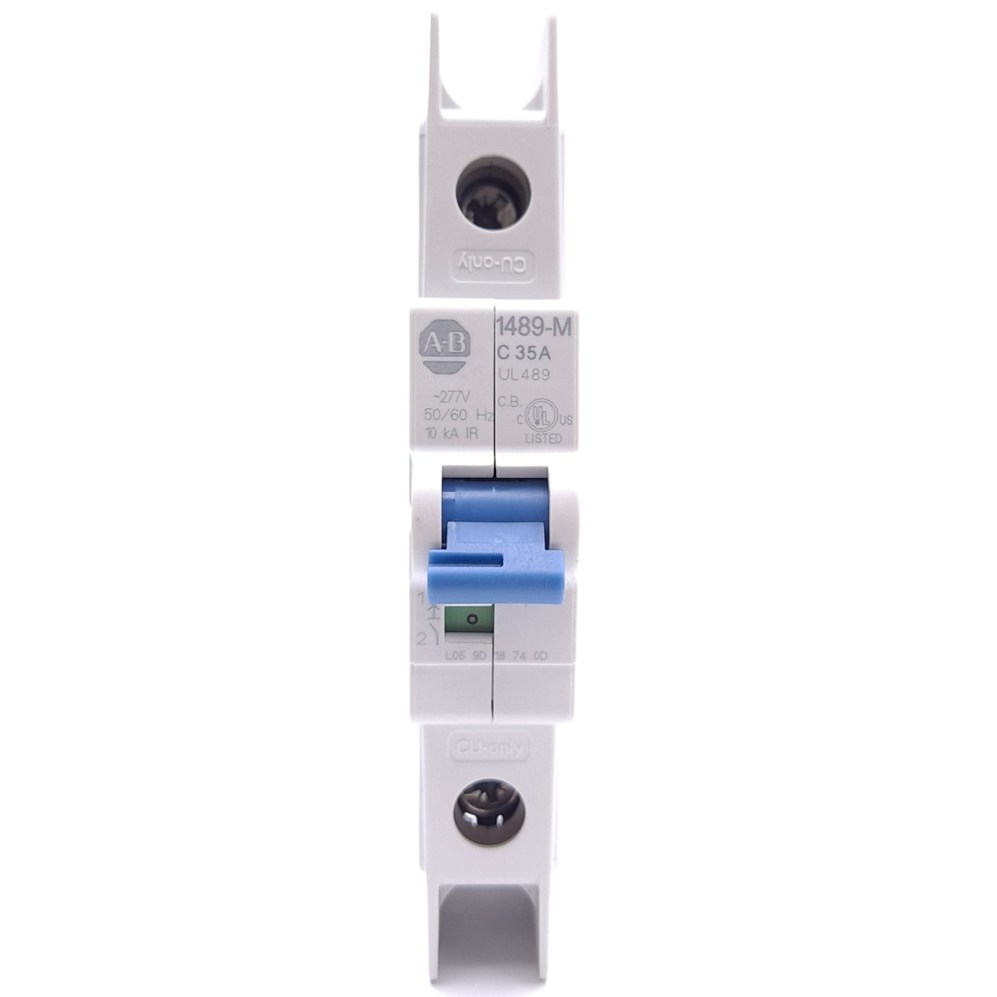 New – Open box Allen Bradley 1489-M1C350 Circuit Breaker, 1-Pole, 277VAC 35A, C-Curve