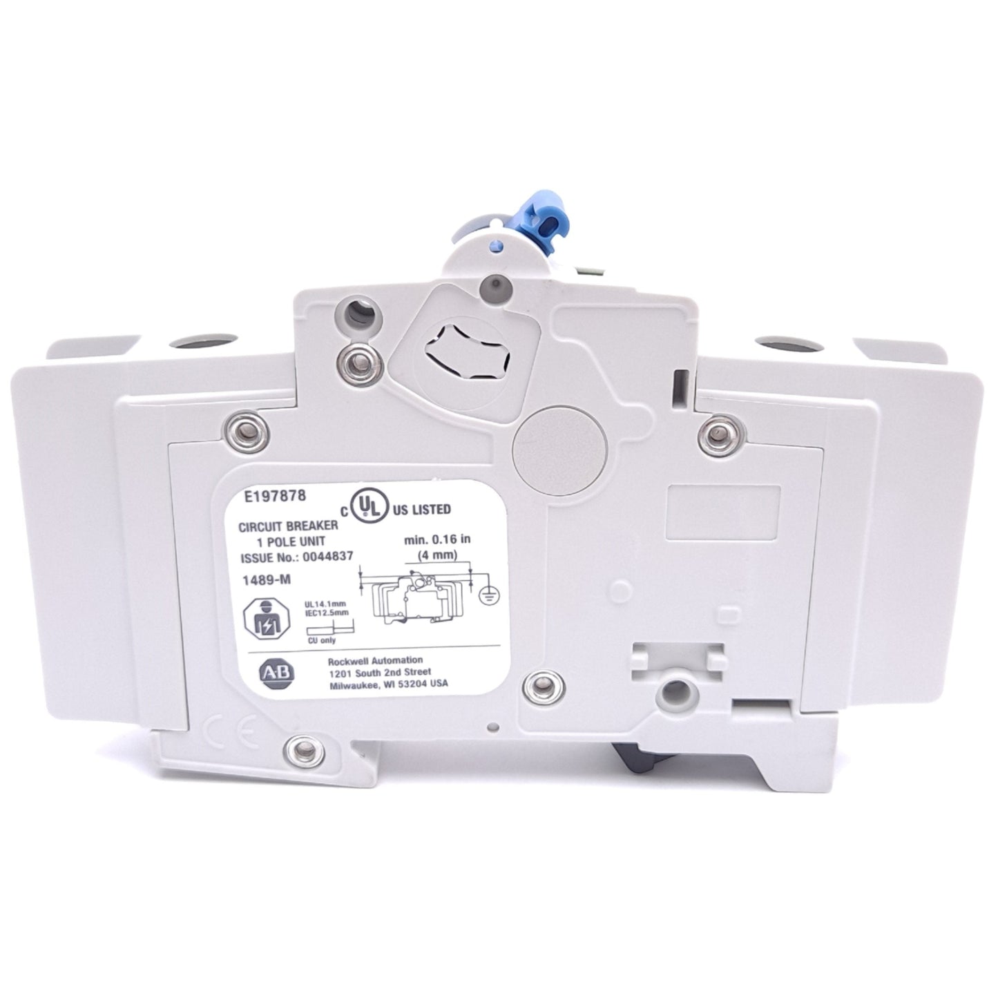 New – Open box Allen Bradley 1489-M1C350 Circuit Breaker, 1-Pole, 277VAC 35A, C-Curve