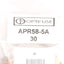 New Lot of 30 Optifuse APR58-5A Standard Blade Fuses, 58V 5A Rating, 19mm x 20mm
