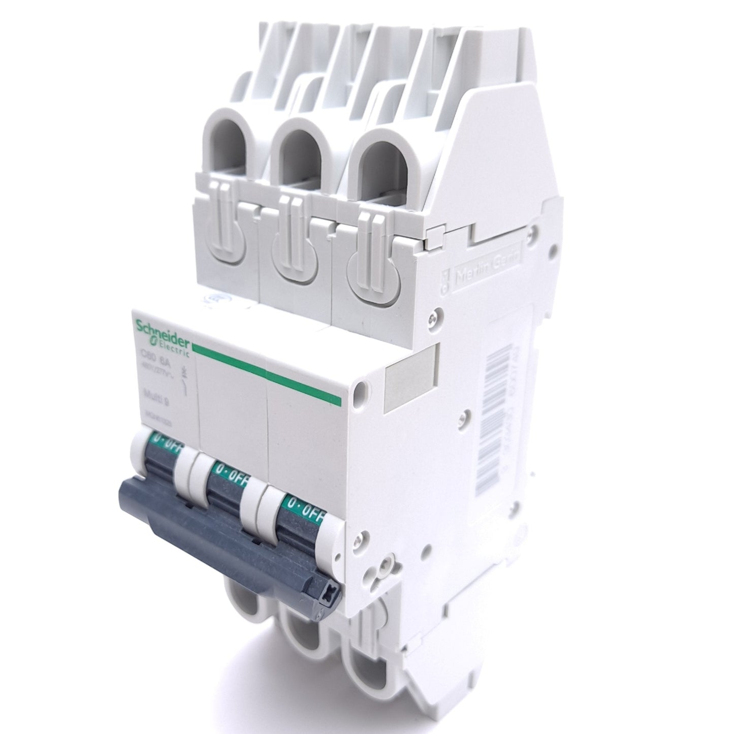 New – Open box Schneider Electric MGN61328 Circuit Breaker, 3-Pole, 480Y/277VAC 6A, C-Curve