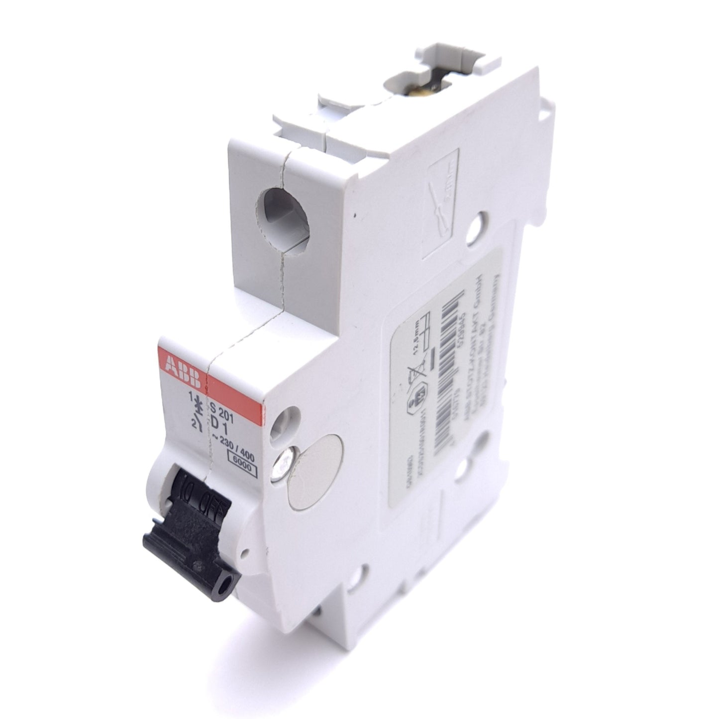 New – Open box ABB S201-D1 2CDS251001R0011 Circuit Breaker, 1-Pole, 230/400VAC 1A, D-Curve