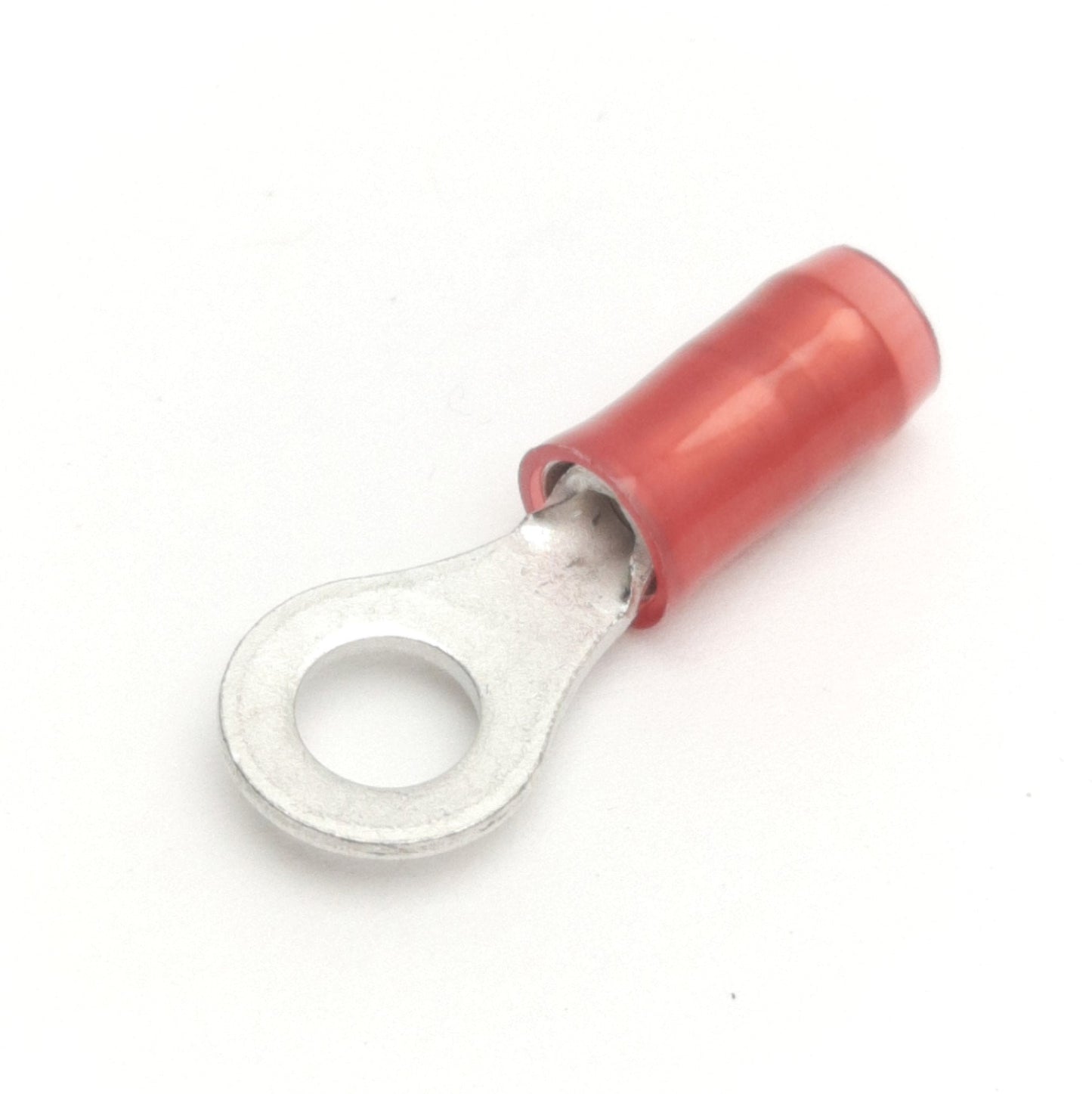 New – Open box Lot of 100 TE Connectivity 320551 Ring Terminals, #8 Stud, 22-16AWG, 300V