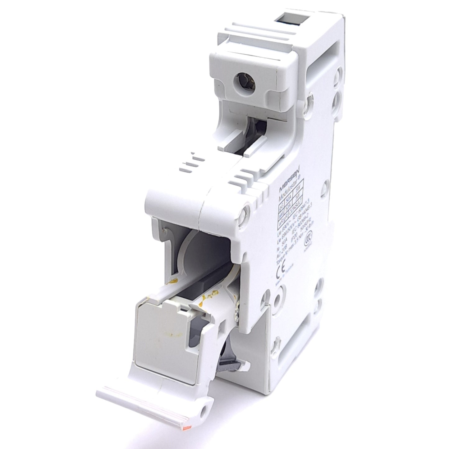 New – Open box Mersen Ferraz Shawmut CMS141 Fuse Holder, 1-Pole, 690VAC/DC 50A, 14x51 Fuse Size