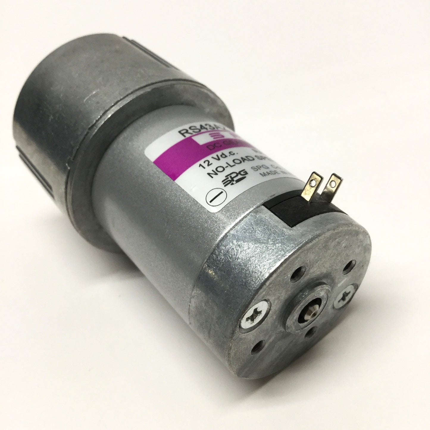 New – Open box SPG RS43AZTB-A51 DC Compact Gearmotor 12VDC, 11.5:1 Ratio, 521 RPM, 42.7 oz-in