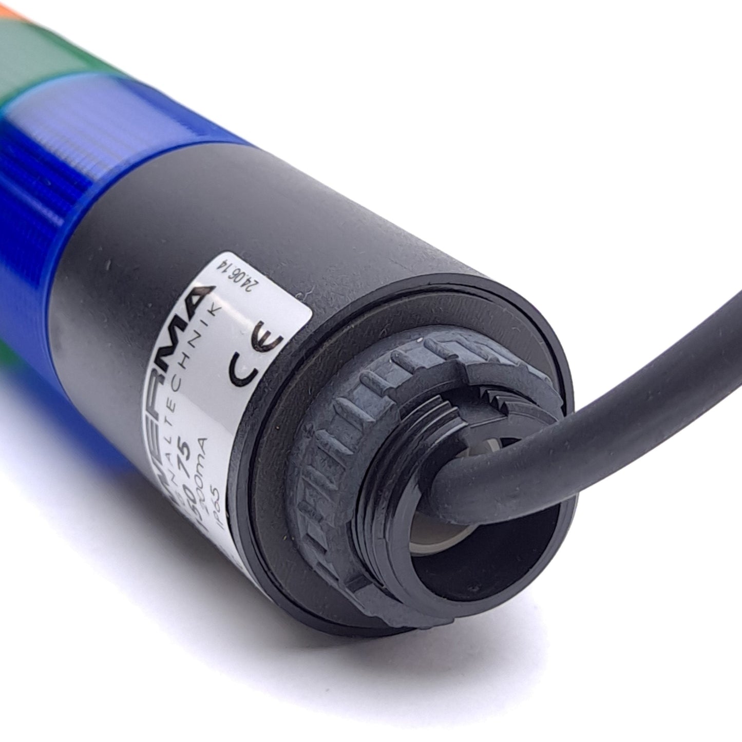 New Werma 698.150.75 LED Signal Tower, ø38mm, Blue/Green/Yellow/Red, 2m Cable, 24V