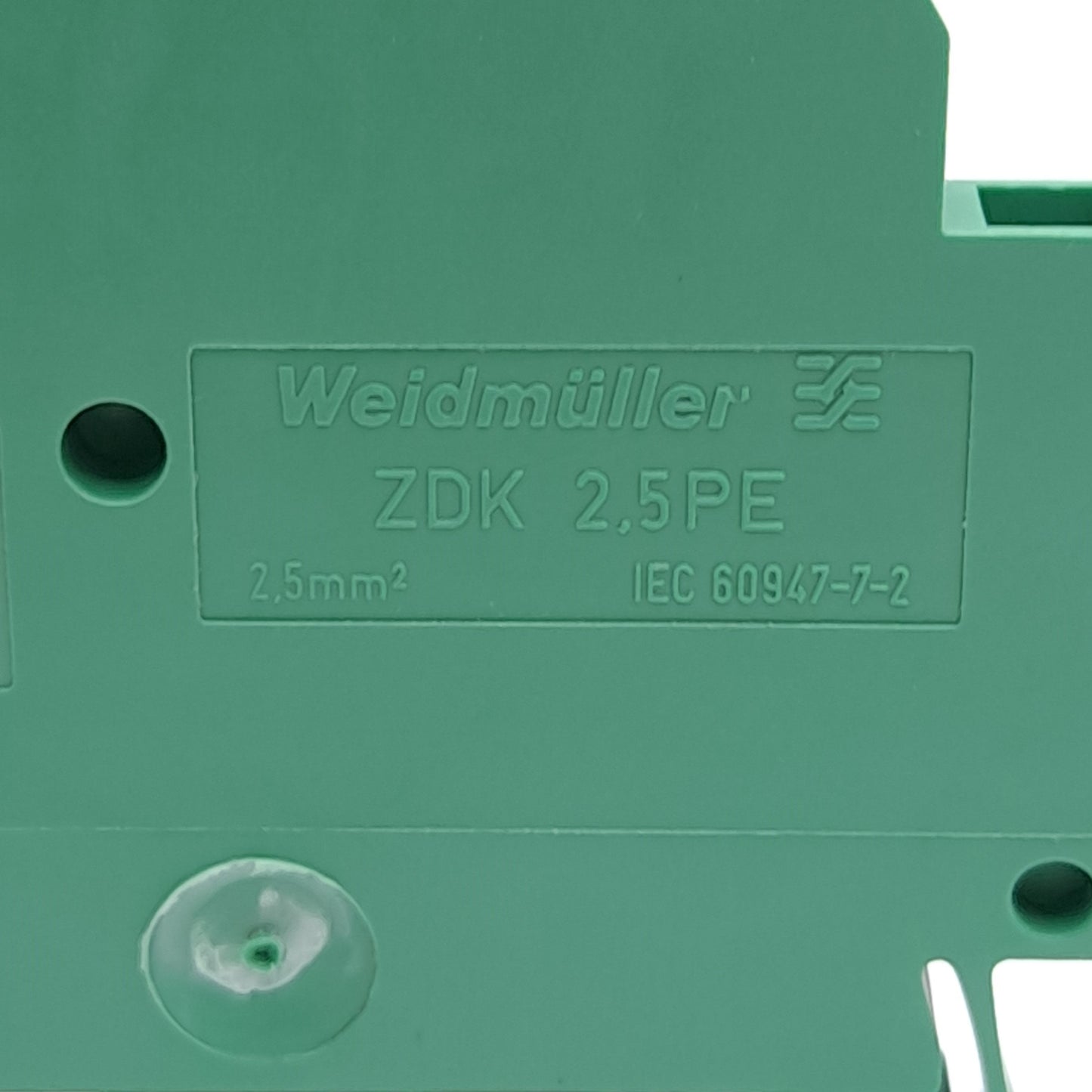 New – Open box Lot of 3 Weidmuller 1690000000 ZDK 2.5PE Terminal Block, 2-Level, 4-Position