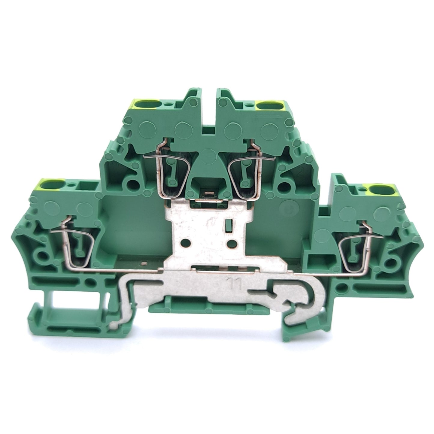 New – Open box Lot of 3 Weidmuller 1690000000 ZDK 2.5PE Terminal Block, 2-Level, 4-Position