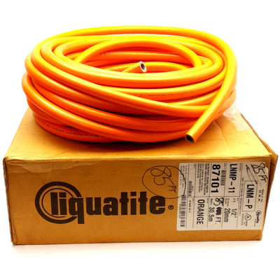 New – Open box Liquatite LMNP-11 Flexible Nonmetallic Conduit, Orange, 1/2in Trade Size, 85ft