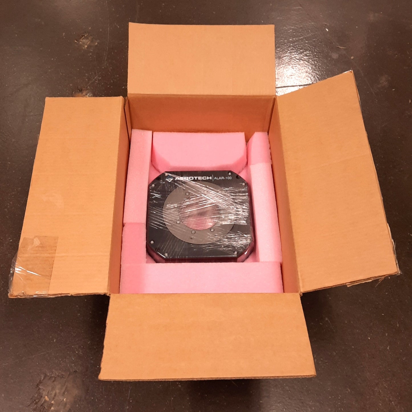 New Aerotech ALAR-100-SP-CT-AS-UNLIMITED Large Aperture Rotary Stage ø100mm, 0.1µrad