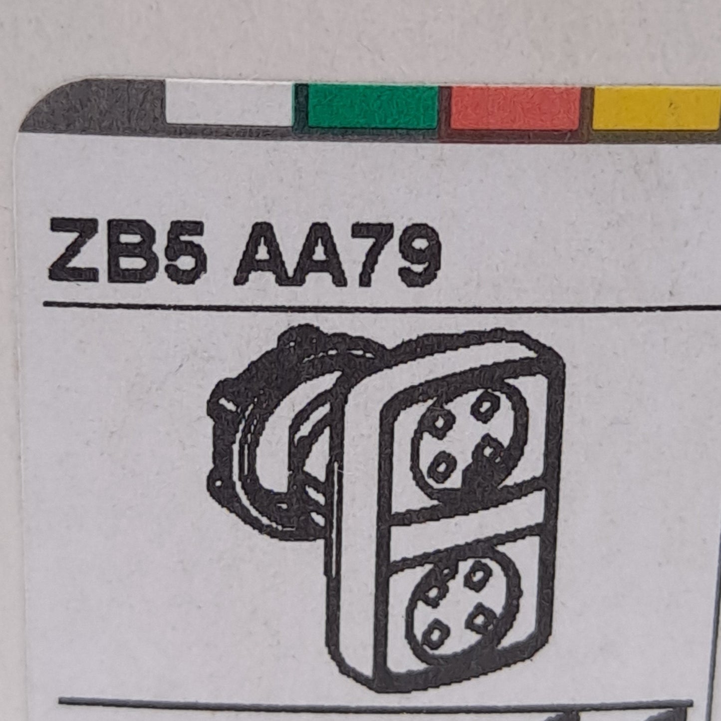 New Schneider Electric ZB5AA79 Head For Double-Headed Pushbutton, ø22mm Mounting