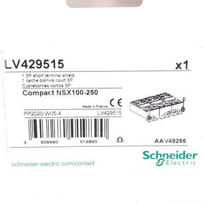 New Schneider Electric LV429515 Short Terminal Shield, 3-Pole, 35mm Pitch